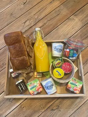 Nourriture dans la maison de vacances ou à proximité