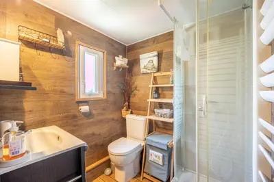 Salle de bains dans l'établissement Le ptit passage