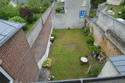 Jardin de l'établissement Appartement près du port centre et plage - Vue mer