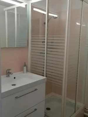 Salle de bains dans l'établissement #Bel appartement cosy Clos Mathilde !