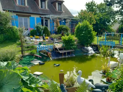 Jardin de l'établissement Chez Patrick