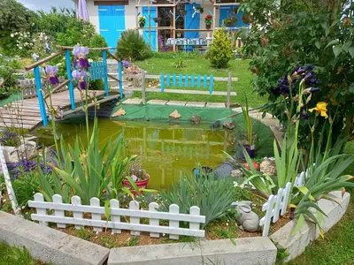 Jardin de l'établissement Chez Patrick