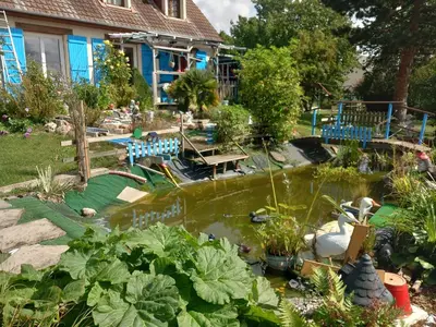 Jardin de l'établissement Chez Patrick