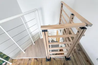 Un ou plusieurs lits superposés dans un hébergement de l'établissement Le Coco de Cancale - Duplex proche mer