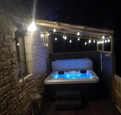 Plan de l'établissement Gîte La Grange de La Trigalle avec spa professionnel privatif