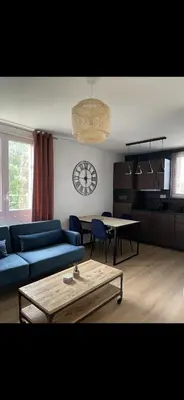 Coin salon dans l'établissement Villa saint Louis 4