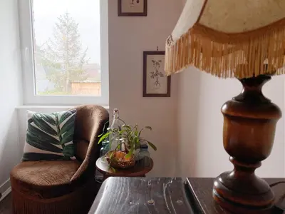 Coin salon dans l'établissement L'Autre Rivière - Chambres d'hôtes