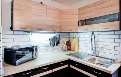 Cuisine ou kitchenette dans l'établissement Stunning Home In Saint-Sever-Calvados