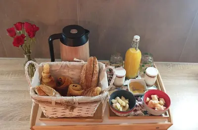 Nourriture dans le B&B/chambre d'hôtes ou à proximité