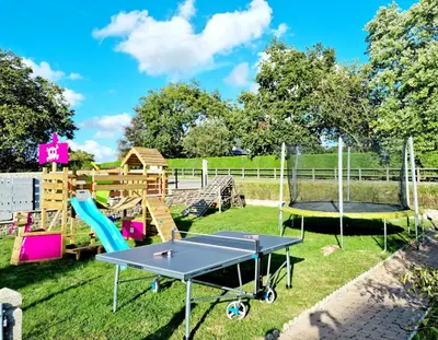 Jardin de l'établissement La Manch'hôtes