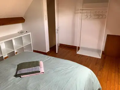 Un ou plusieurs lits dans un hébergement de l'établissement SCIOTOT - Bord de mer - La petite maison
