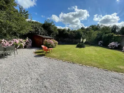 Jardin de l'établissement Maison de charme vue sur mer pour 6 pers