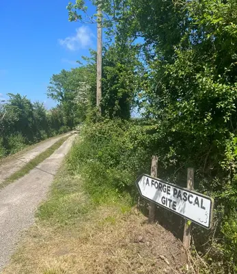 Paysage naturel près de la maison de vacances