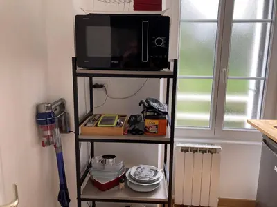 Cuisine ou kitchenette dans l'établissement La Suite Le Nôtre