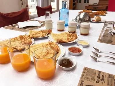 Nourriture dans la maison de vacances ou à proximité