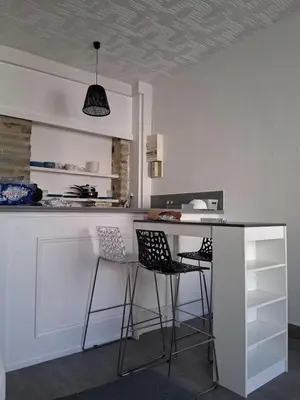 Cuisine ou kitchenette dans l'établissement Sweetie Flat