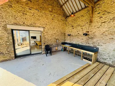 Terrasse ou espace extérieur de l'établissement Gîte du Marais