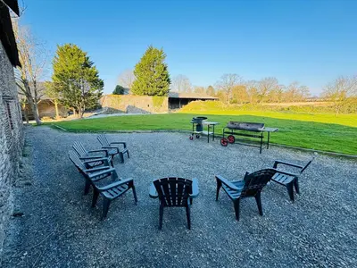 Jardin de l'établissement Gîte du Marais
