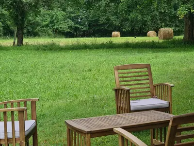 Jardin de l'établissement La Maison des Tilleuls