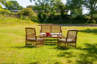 Jardin de l'établissement La Maison des Tilleuls