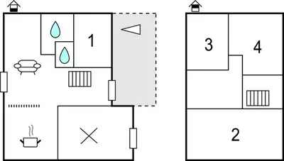 Plan de l'établissement Holiday Home Rue De Seychelles
