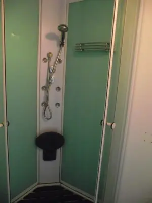 Salle de bains dans l'établissement La campagne au pied du MT ST MICHEL