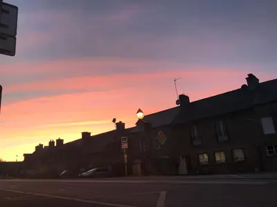Lever ou coucher de soleil vu de le B&B/chambre d'hôtes ou à proximité
