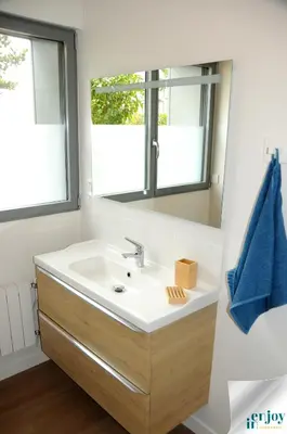 Salle de bains dans l'établissement Villa Jules Petit Gîte