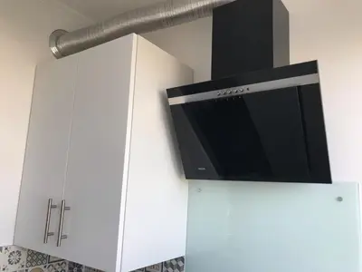 Cuisine ou kitchenette dans l'établissement Joli studio Résidence Villa Sévigné à Caen