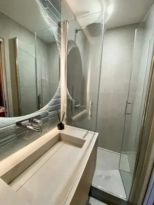 Salle de bains dans l'établissement Ogma, Studio coquet au calme
