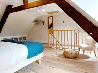 Un ou plusieurs lits dans un hébergement de l'établissement Le Rondot - Maison de campagne proche Mont-Saint-Michel 12km