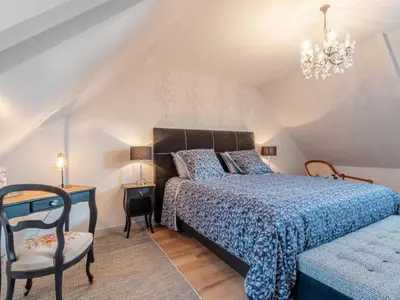 Un ou plusieurs lits dans un hébergement de l'établissement Holiday Home Cottage du Hamel es Clos by Interhome