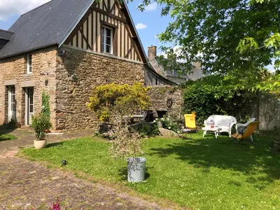 Jardin de l'établissement Gîte Baie Bonheur