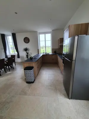 Cuisine ou kitchenette dans l'établissement gite du château