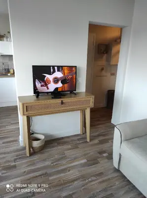 Télévision ou salle de divertissement dans l'établissement Appartement de charme