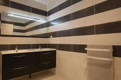 Salle de bains dans l'établissement Gîte La Vieille Mazure