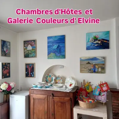 Plan de l'établissement Chambres d'Hôtes Couleurs d'Elvine
