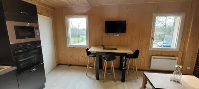 Cuisine ou kitchenette dans l'établissement gîte du haras