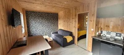 Cuisine ou kitchenette dans l'établissement gîte du haras