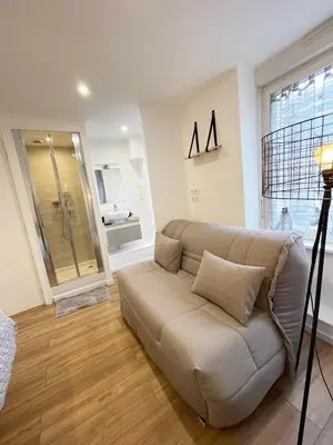 Coin salon dans l'établissement La Casa Wifi Netflix