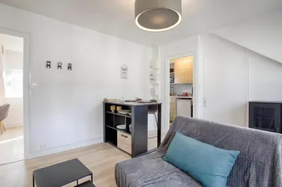 Cuisine ou kitchenette dans l'établissement Le P'tit Parisien