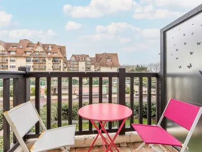 Balcon ou terrasse dans l'établissement Apartment Les Normandières-23 by Interhome