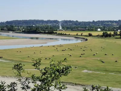 Paysage naturel près de la maison de vacances