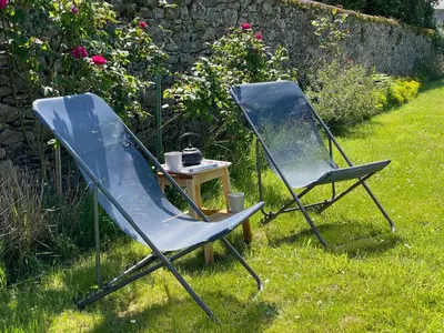 Jardin de l'établissement Gites La Ville Pain