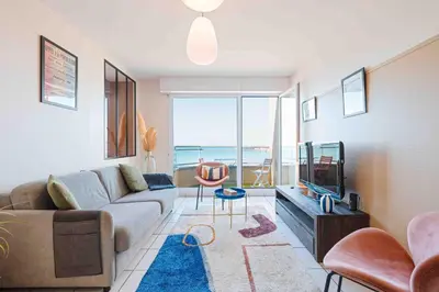 Coin salon dans l'établissement Front de mer vue exceptionnelle