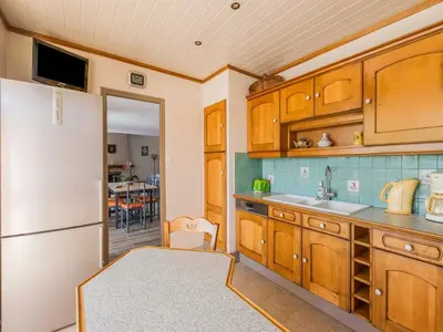 Cuisine ou kitchenette dans l'établissement Normandy Nature Escape