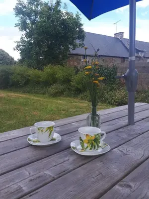 Jardin de l'établissement Gîtes des Archanges