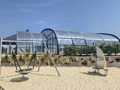 Plan de l'établissement Mobil-home PMR tout confort, 200m plage, piscine, 4 pers, 2 chambres, parking, wifi, ménage inclus - FR-1-361A-42