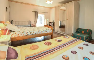 Un ou plusieurs lits dans un hébergement de l'établissement Holiday Home La Chevallerie Pilet