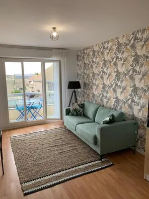 Coin salon dans l'établissement Le cosy